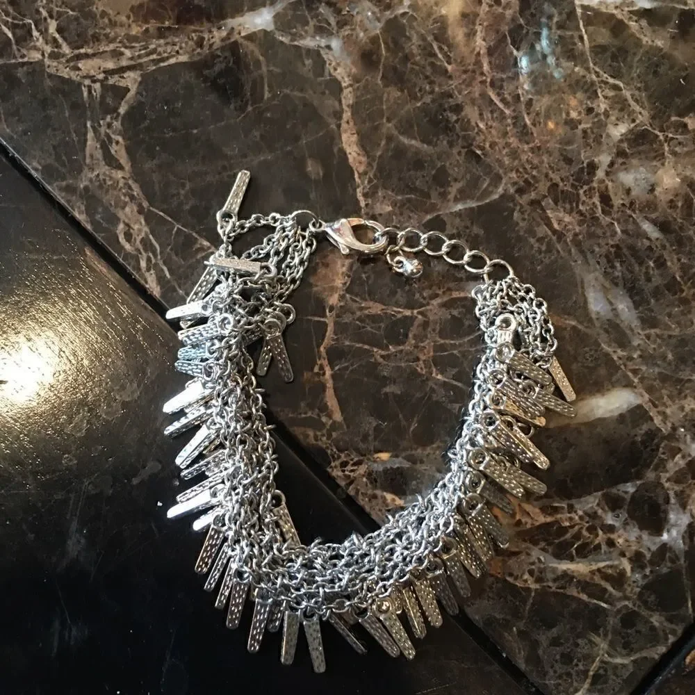 SILVER FRINGE Bracelet!